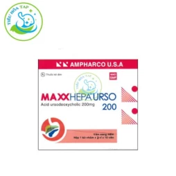 Maxxhepa urso 200 - Hộp 10 vỉ x 10 viên